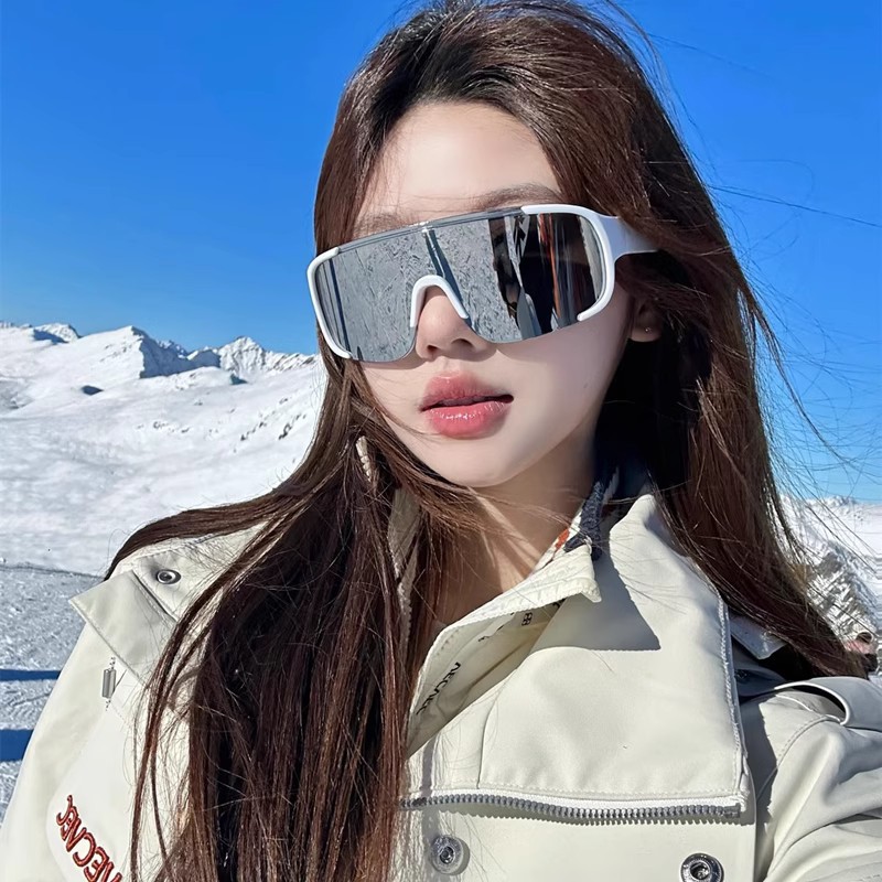 跨境新款户外大框运动骑行太阳镜男女款滑雪登山防风眼镜遮阳墨镜